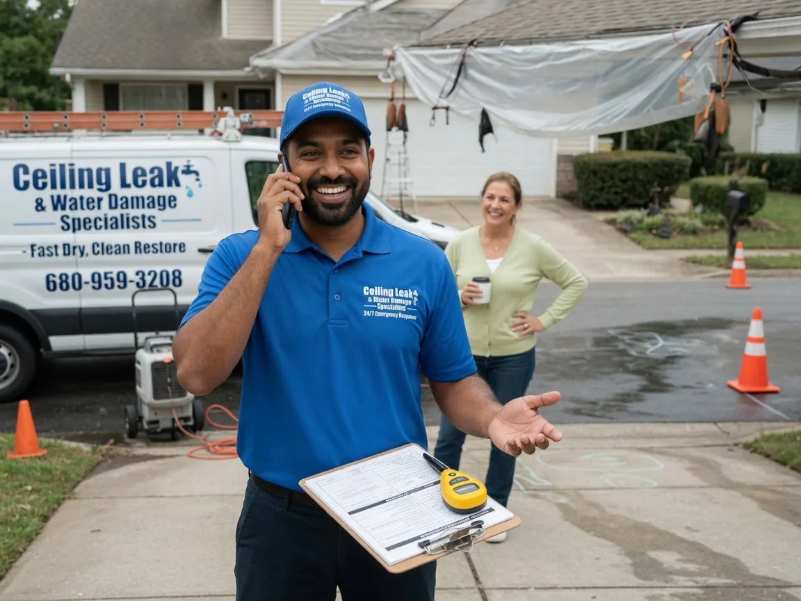 Ceiling Leak Cleanup Merryville, LA FAQs